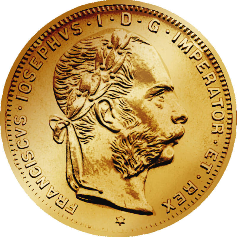 Franco/Fiorino austriaco in Marenghi d'oro